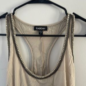 Bebe sleeveless tank blouse